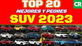 MEJORES y PEORES vehículos SUV 2023 según CONSUMER REPORTS [upl. by Noxaj195]