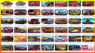 Evolution Of All OviLex Driving Simulator Games  Mobile 2012  2022 [upl. by Brittani546]