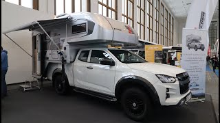 Isuzu  DMax Camper at AUTO CAMPING CARAVAN 2023 [upl. by Myna302]