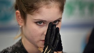 Julia Lipnitskaia Skates Through Cramp at Grand Prix 2016  Playing through the Pain  CBC Sports [upl. by Fritz951]