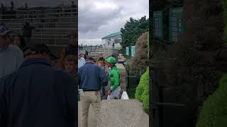 Jose Zunino walks out of the Jockeys room in silks one last time [upl. by Assetan493]