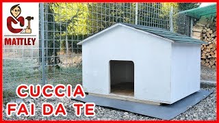 FAI DA TE  Come costruire una cuccia per cani in legno coibentata [upl. by Lipman]