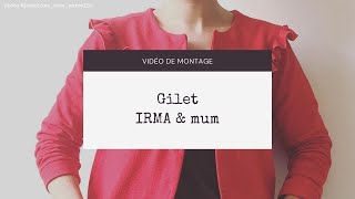 Tutoriel du gilet MèreFille Irma par Ikatee [upl. by Nils]