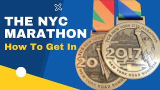 How to Get Into amp Run the NYC Marathon  New York City Marathon [upl. by Lacee]