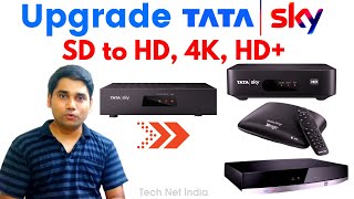 How to Upgrade Tata Sky Set Top Box SD to HD 4K amp HD New [upl. by Caffrey]