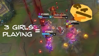 When three girls play league [upl. by Tony73]