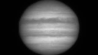 Jupiter with a Mewlon 300 through a blue filter g Very good seeing for an elevation of 18° [upl. by Aissej]