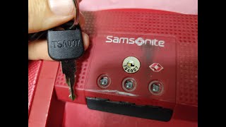 How to Open Samsonite Suitcase Lock when you Forgot Combination [upl. by Anatnom95]