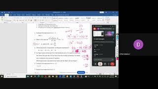 GED Math Live Online Class  19th August 2024 [upl. by Haggar]