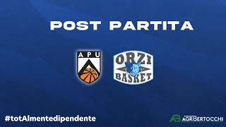 Udine  Agribertocchi Orzinuovi  POST PARTITA [upl. by Galliett]