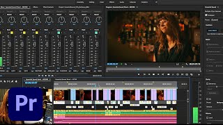 How to Mix Dialogue Music amp SFX wEssential Sound in Premiere Pro  Adobe Creative Cloud [upl. by Hennahane]