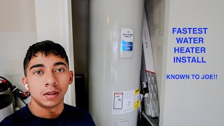 Water heater installation day  1 [upl. by Zilvia]