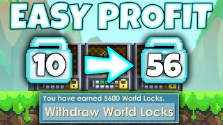 EASY PROFIT method in Growtopia How to GET RICH fast in 2024 FAST DLS [upl. by Maud]