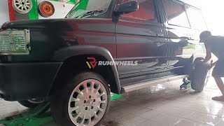 Modif Toyota Kijang 1994 Pakai Velg Ori Mercy Kuku Macan R16 [upl. by Ordnagela]