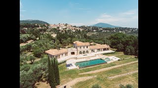 ChâteauneufGrasse  Exceptional Stone bastide with panoramic sea view Ref 6609 [upl. by Gassman]