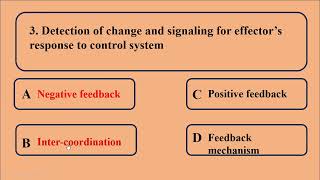 Homeostasis Multiple Choice Questions MCQs Part I [upl. by Bayard]