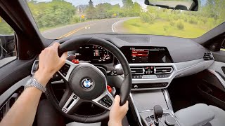 2021 BMW M3 Competition  POV First Impressions [upl. by Bottali]