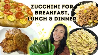 How to use ZUCCHINI in Every Meal  Plant Based Recipes [upl. by Homerus]