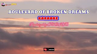 Boulevard of broken dreams karaoke Popularized by smokie [upl. by Ynalem]