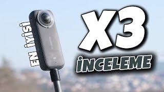 En İyi 360 Derece Aksiyon Kamerası  Insta360 X3 İnceleme ve En İyi Ayarları [upl. by Dwight]