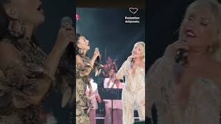 Ajda Pekkan amp Hande Yener  Düşünme hiç konser ajdapekkan handeyener düşünmehiç konser canlı [upl. by Ahsemal923]