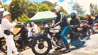 BROOKLANDS MUSEUM Motorcycle Day 2024  Velocette BSA Vincent HRD Rex Acme AKD Norton TRIUMPH Rudge [upl. by Rigby]