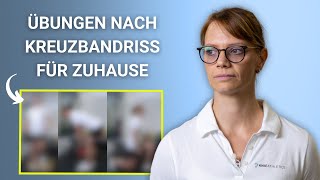 3 wichtige Übungen für den Wiedereinstieg nach Kreuzbandriss [upl. by Ydualc889]