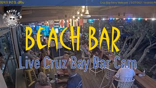 Beach Bar St John Webcam [upl. by Worthy]