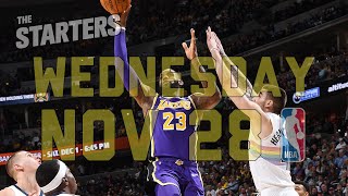 NBA Daily Show Nov 28  The Starters [upl. by Salhcin974]