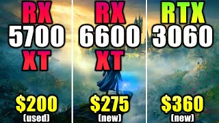 RX 5700 XT vs RX 6600 XT vs RX 3060  How Much Performance Difference [upl. by Daphna]