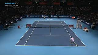 Federer vs Mannarino Basel Indoors Quarter Final Highligts 2017 [upl. by Huntingdon]