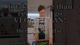 Going vegetarian takes more than some meatfree recipes Heres what you need [upl. by Aleydis]