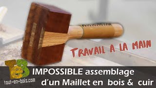 Fabriquer un MAILLET en bois  Making Abe Lincolns Mystery Mallet [upl. by Tanya]