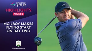 Rory McIlroy  Round 2 Highlights  2024 DP World Tour Championship [upl. by Erv]