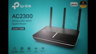 TPLINK Archer C2300 Gigabit Dual Band Router Wireless  Unboxing [upl. by Nedi]