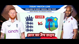 2nd Test Day 4 Live England vs West Indies Live Cricket Score  Cricket 24 [upl. by Jania]