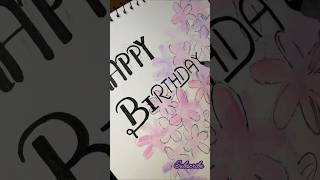 Lovely Birthday card ideas  creative card design art birthday eoeoarts viral paints craft [upl. by Aicats421]