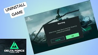 How to Uninstall Delta Force Hawk Ops on PC [upl. by Prior]