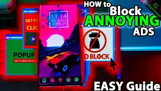 How to Block ANNOYING Ads on android  How to block ads on Android  2024 Easy Guide [upl. by Anayet31]