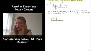 Active HalfWave Rectifer Nonsaturating [upl. by Clerc426]