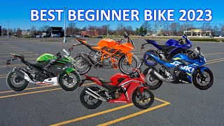 The Absolute BEST Beginner Sport Bike for 2023 Buyers Guide [upl. by Lander]