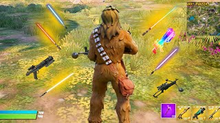 I Got EVERY Star Wars Mythics In Fortnite History [upl. by Akerdal]