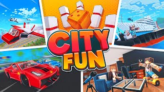 City Fun  A Fun Minecraft City Experience  Trailer [upl. by Aihsena]