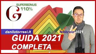 SUPERBONUS 110 Guida 2021 completa  come funziona e le novità [upl. by Jerrilee367]