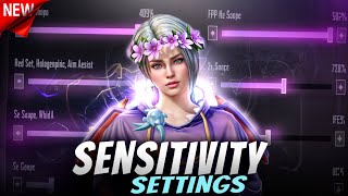 BGMI BEST 🔥 SENSITIVITY SETTINGS  BGMI SENSITIVITY CODE TODAY  BGMI ZERO RECOIL SENSITIVITY CODE [upl. by Moria]