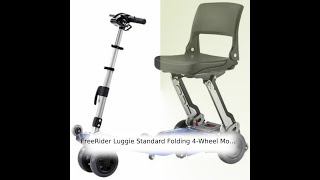 FreeRider Luggie Standard Folding 4Wheel Mobility Scooter [upl. by Lizette]