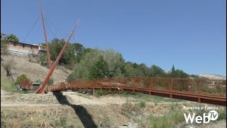 Sabato riapre la passerella ciclopedonale sul Senio a Borgo Rivola [upl. by Nnylarat]