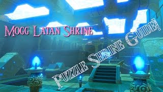 Breath of the Wild Guides  Mogg Latan Shrine Synced Swing Puzzle Shrine Guide [upl. by Wolford262]