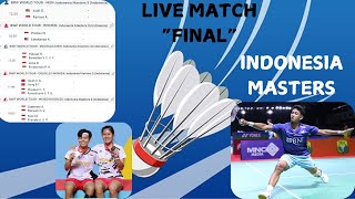 Live Match FINAL HYLO Open dan Indonesia Master Live Score [upl. by Lemert30]