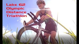 Lake 62 Olympic Distance Triathlon and Aquabike  Triathlon Matt [upl. by Eduj]